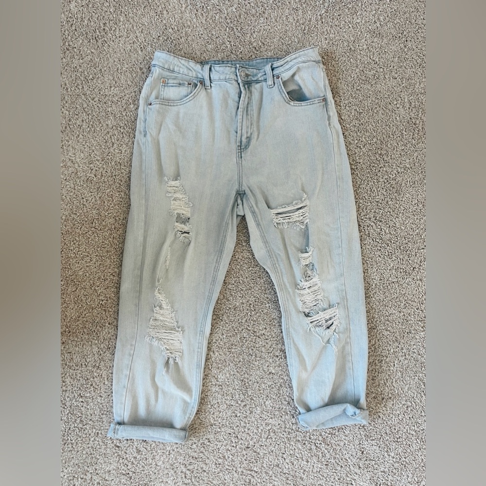 High rise mom jeans